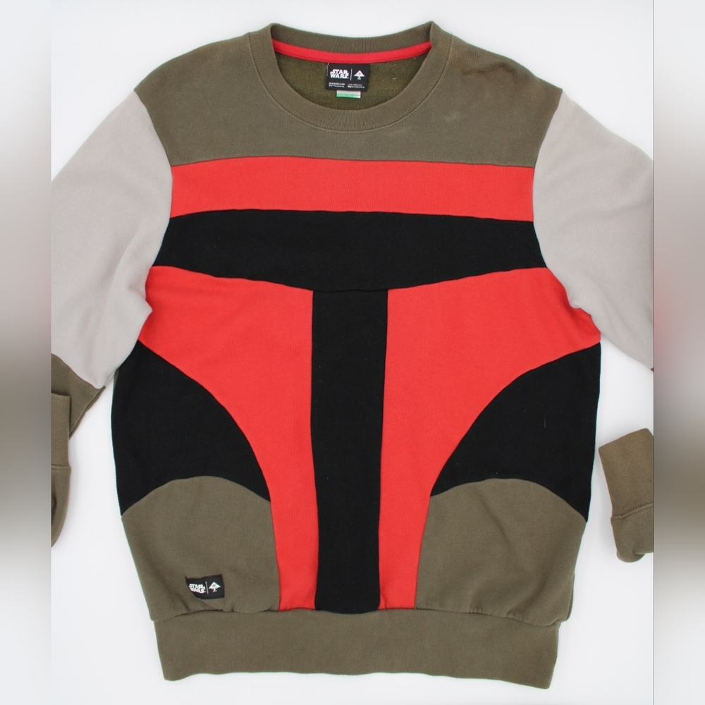 LRG x Star Wars “Boba Fett Helmet” Crewneck – Size Small | Vintage